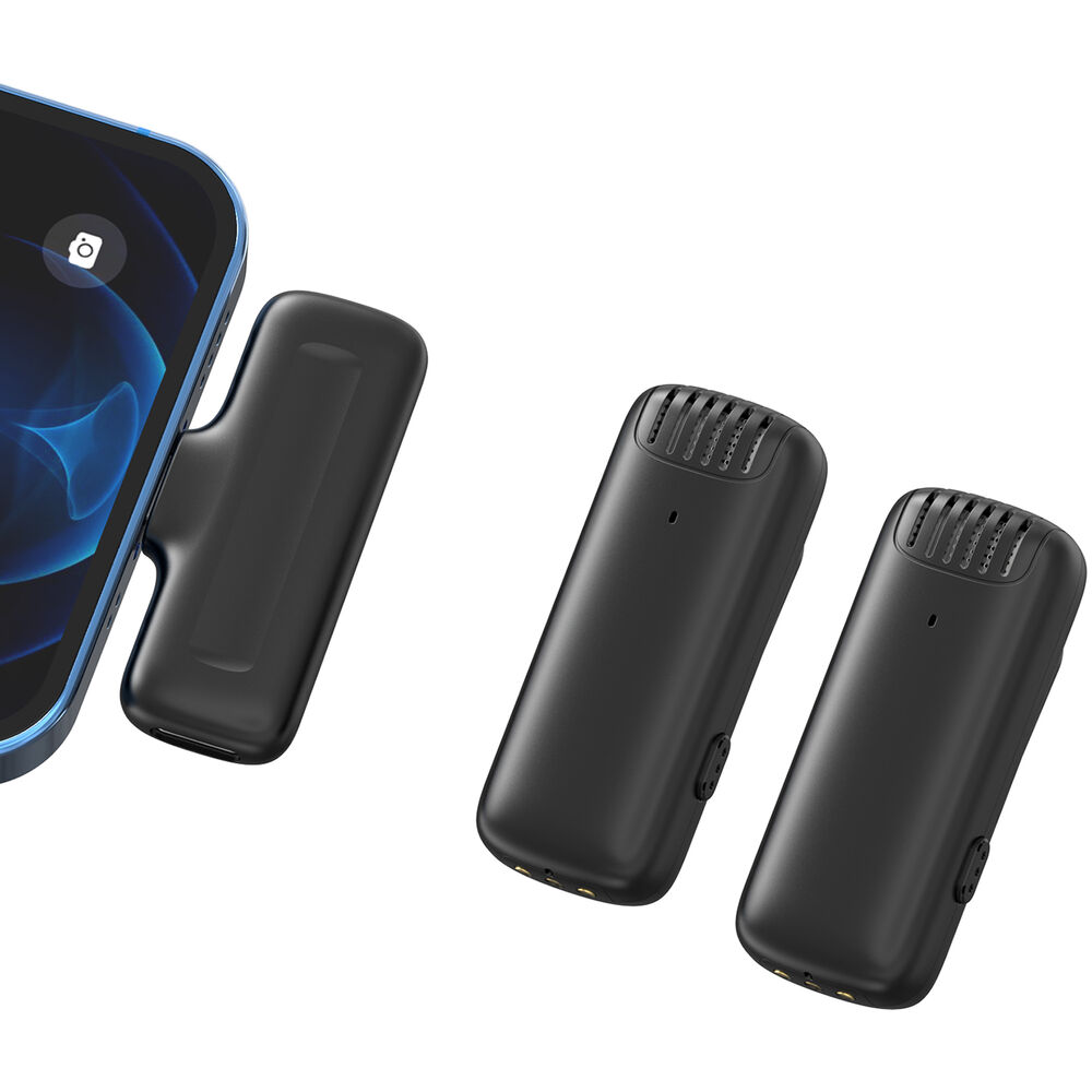 Micrófono Inalámbrico Ulanzi J12 para iPhone - Sistema Profesional con Conector Lightning