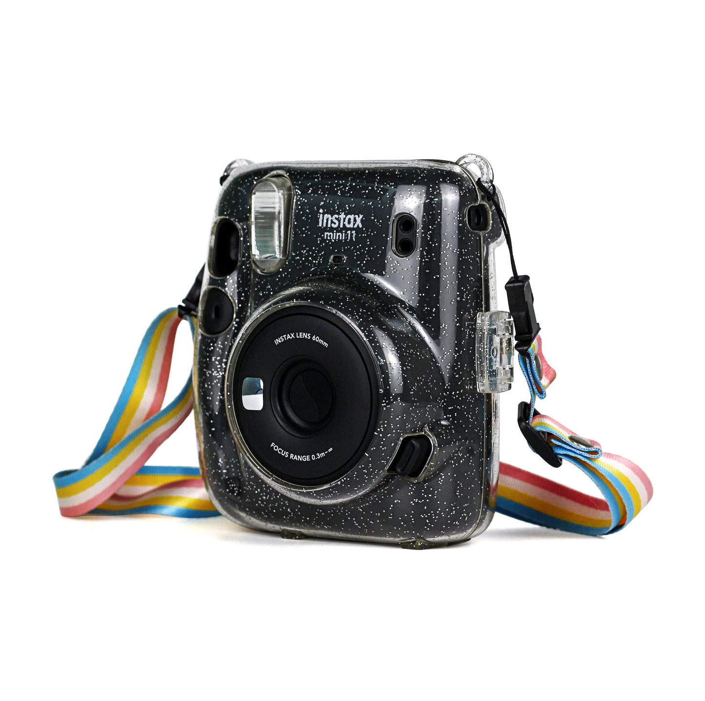 Protector Cámara Instax Mini 11 Escarchado | Con Correa Extraíble