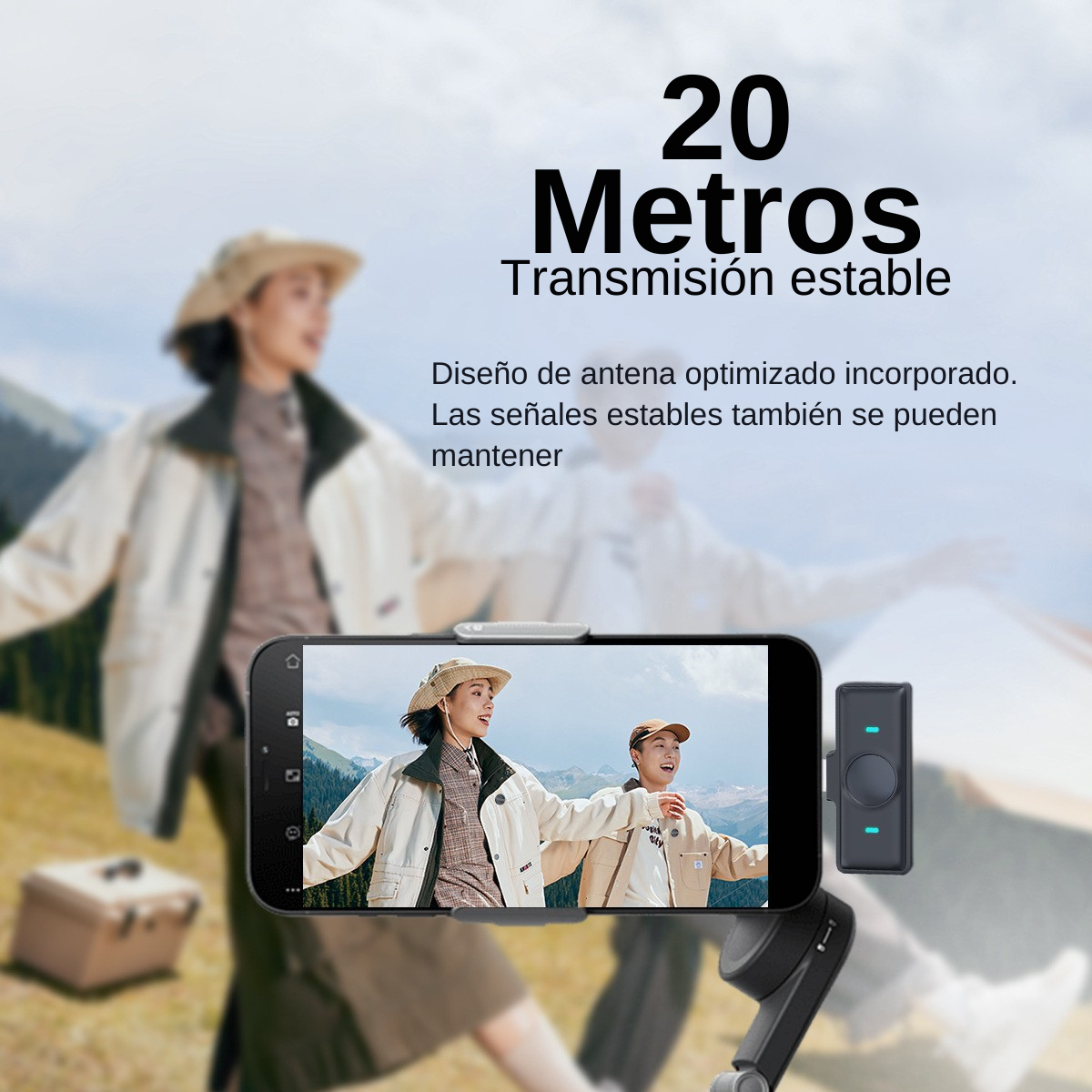 Micrófonos Solapa Inalámbricos Para iPhone/iPad/android Sx21
