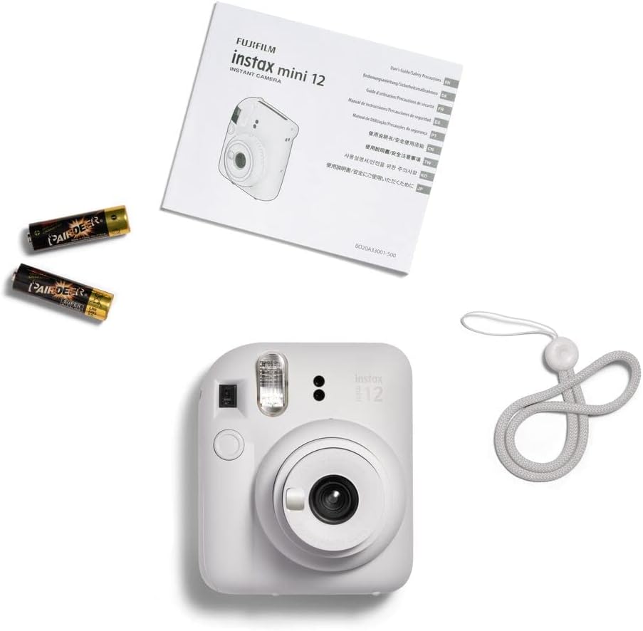 Cámara Fujifilm Instax Mini 12 Color Blanco Arcilla