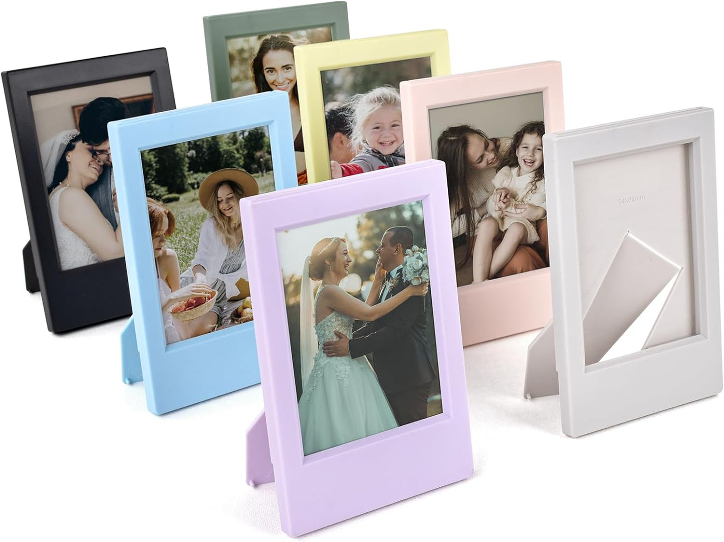 Marcos para Fotos Polaroid Instax - 5 Unidades de Pie con Múltiples Colores