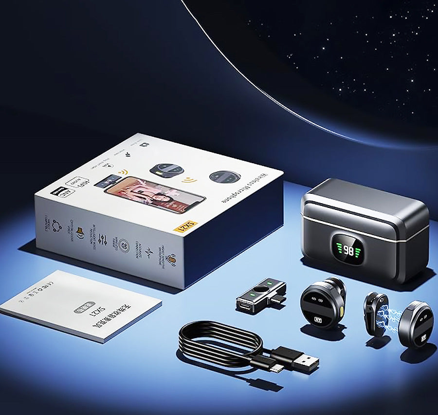 Micrófonos Solapa Inalámbricos Para iPhone/iPad/android Sx21