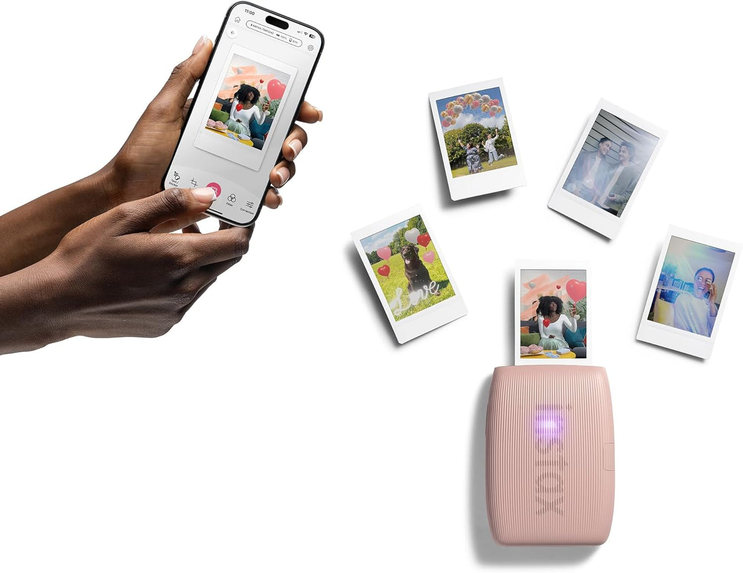 Impresora Fujifilm Instax Mini Link 3 para smartphone Rosada