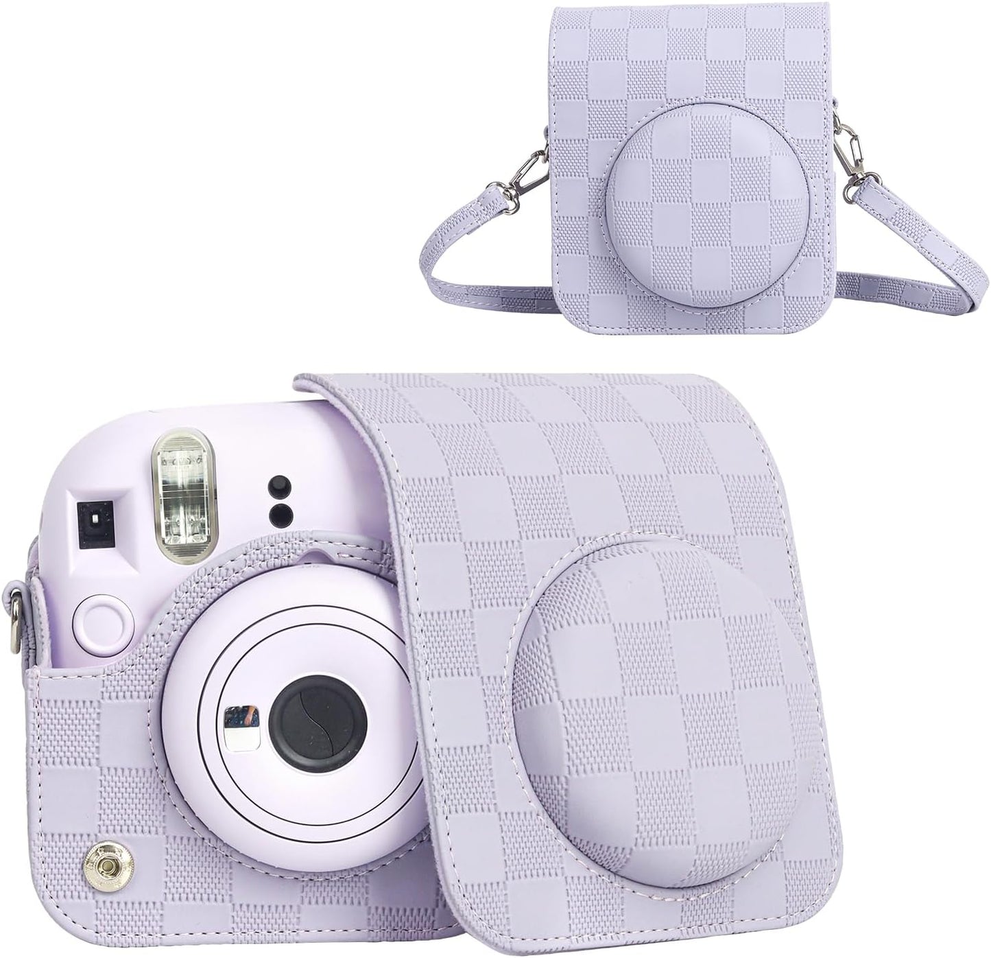 Estuche Cámara Instax Mini 12 Cuadros Lila