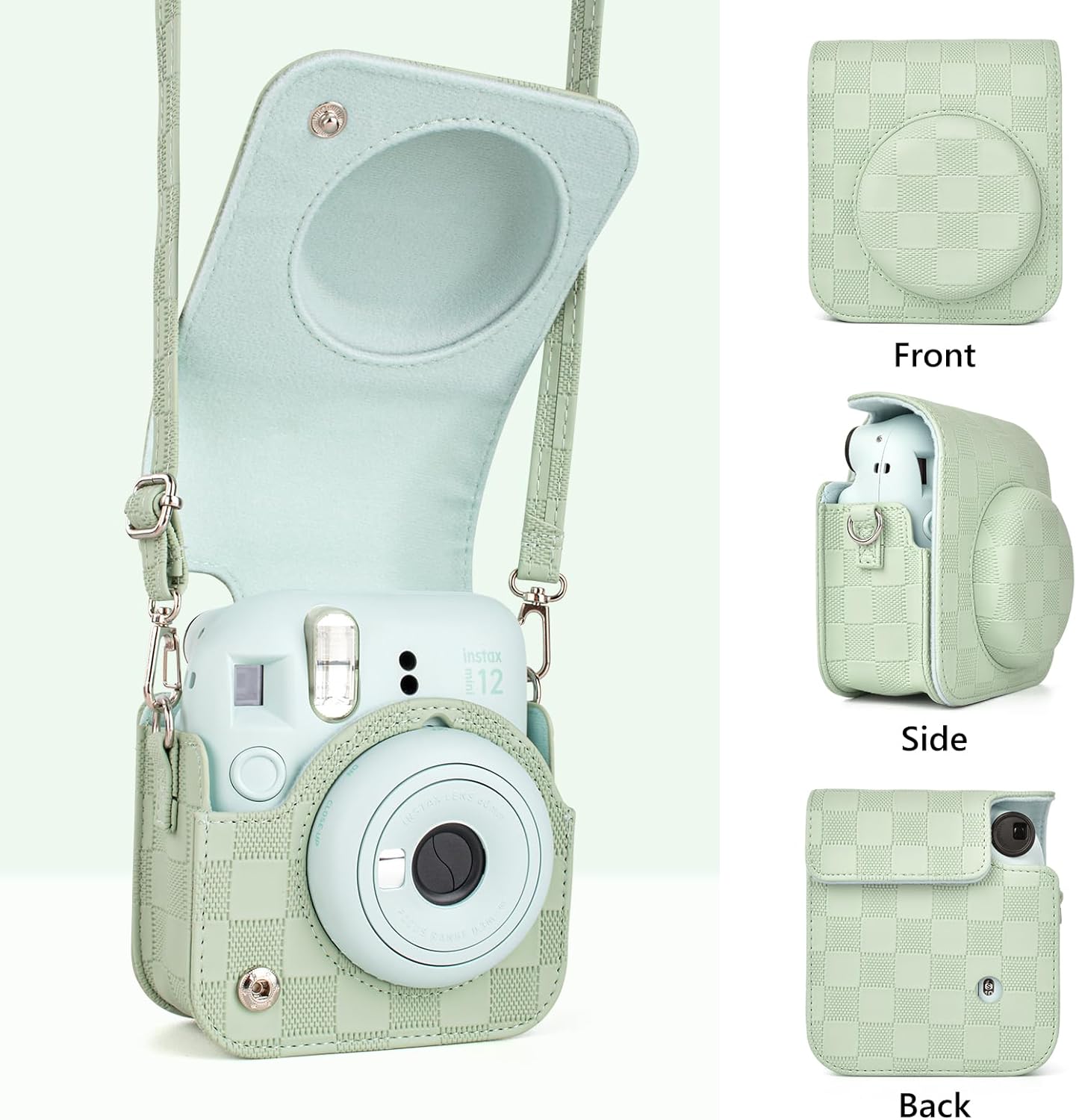 Estuche Cámara Instax Mini 12 Cuadros Verde