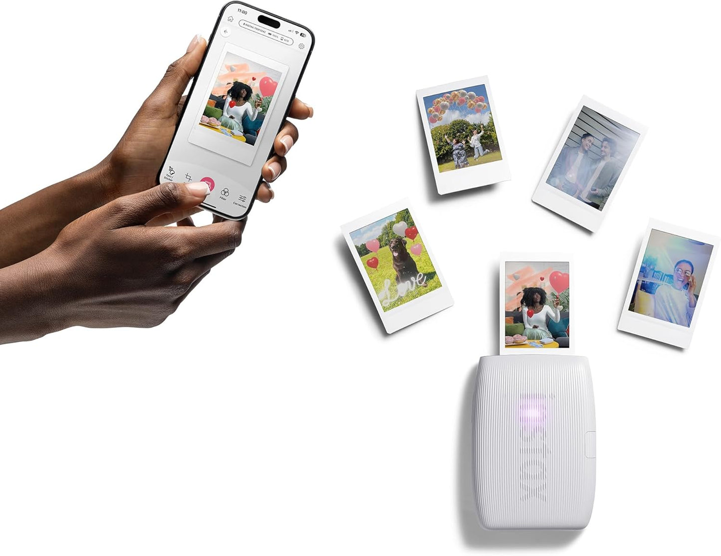 Impresora Fujifilm Instax Mini Link 3 para smartphone Blanco Arcilla