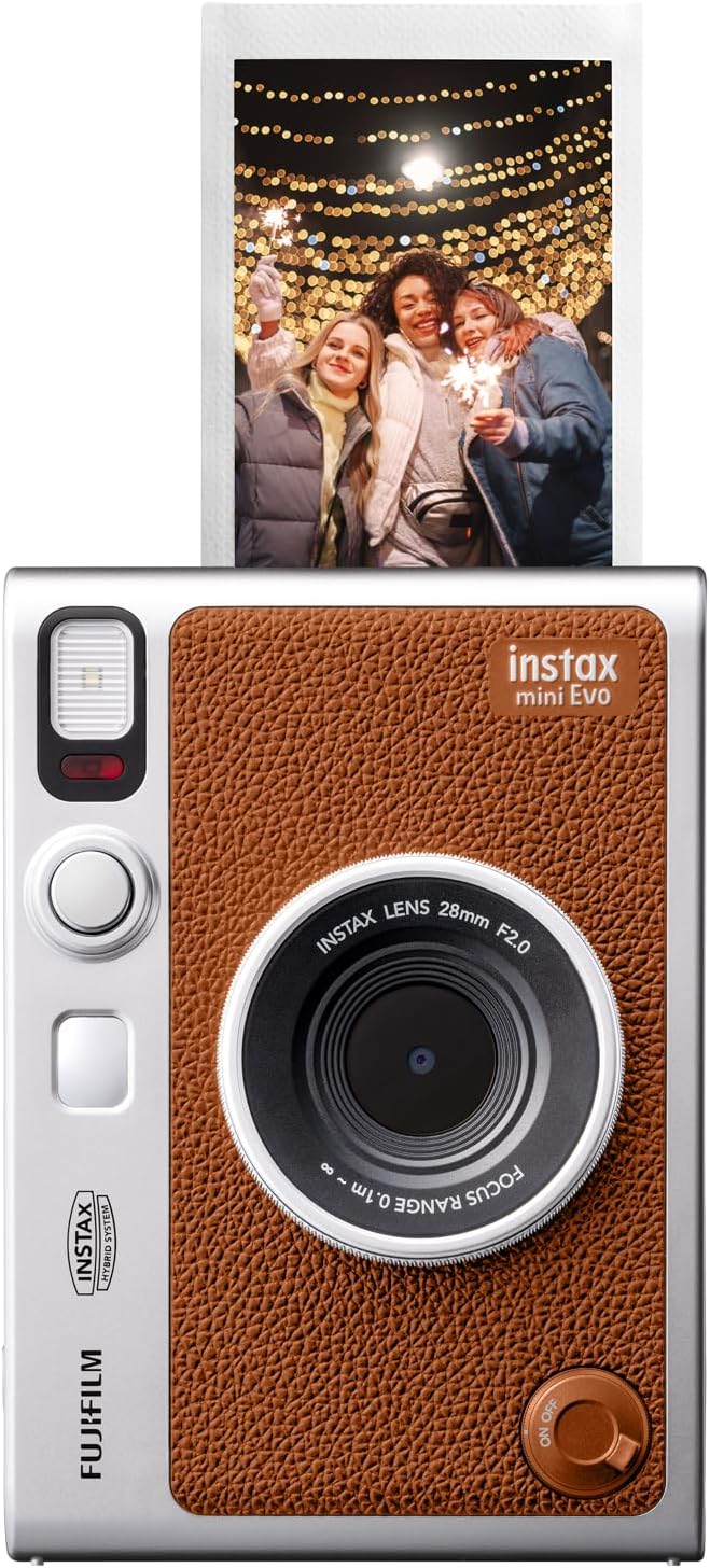 Cámara Instantánea Fujifilm Instax Mini EVO - Marrón