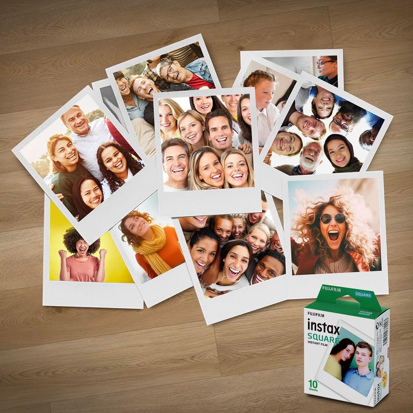 Película Instax Square – 20 Fotos para cámaras Fujifilm