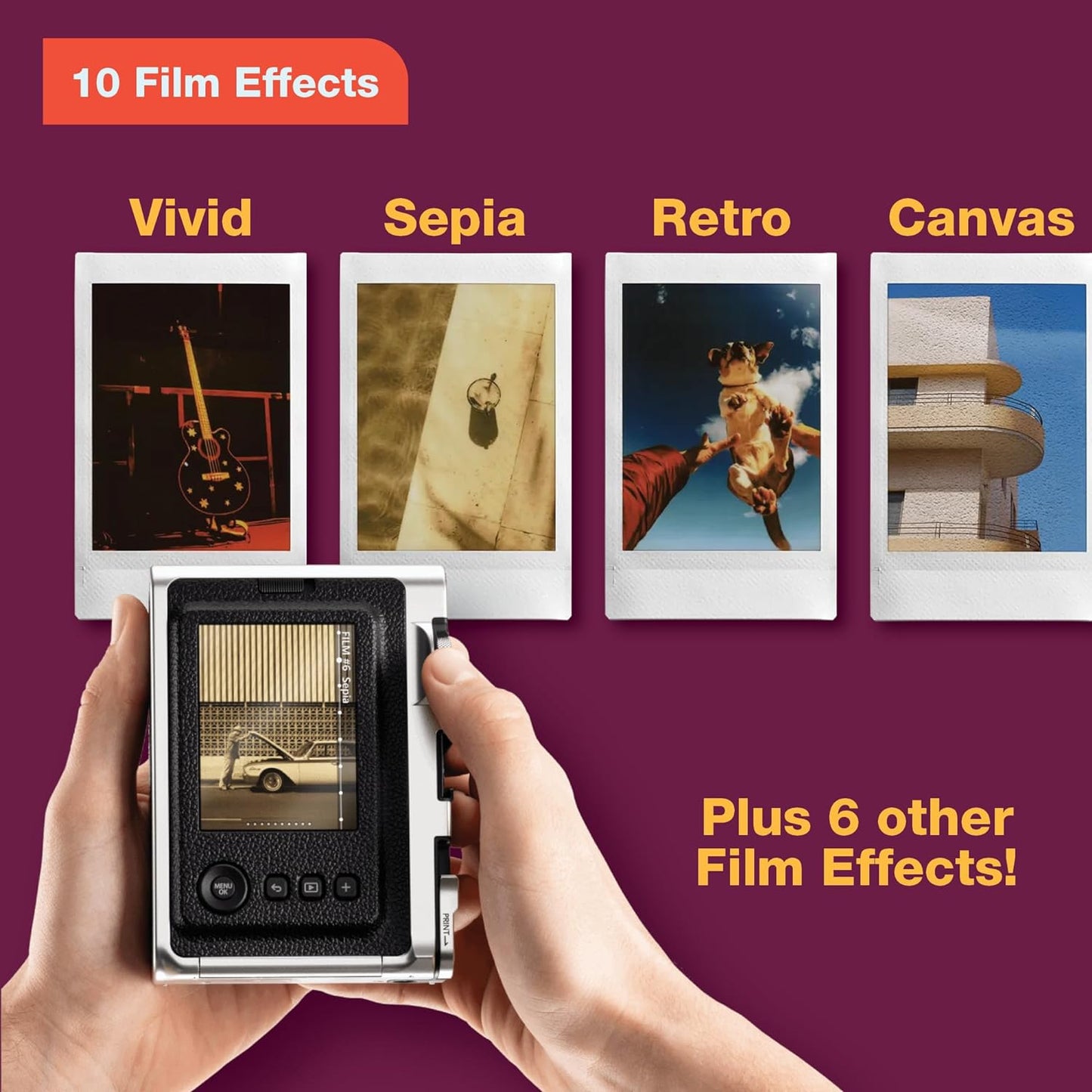 Cámara Instantánea Fujifilm Instax Mini EVO - Marrón