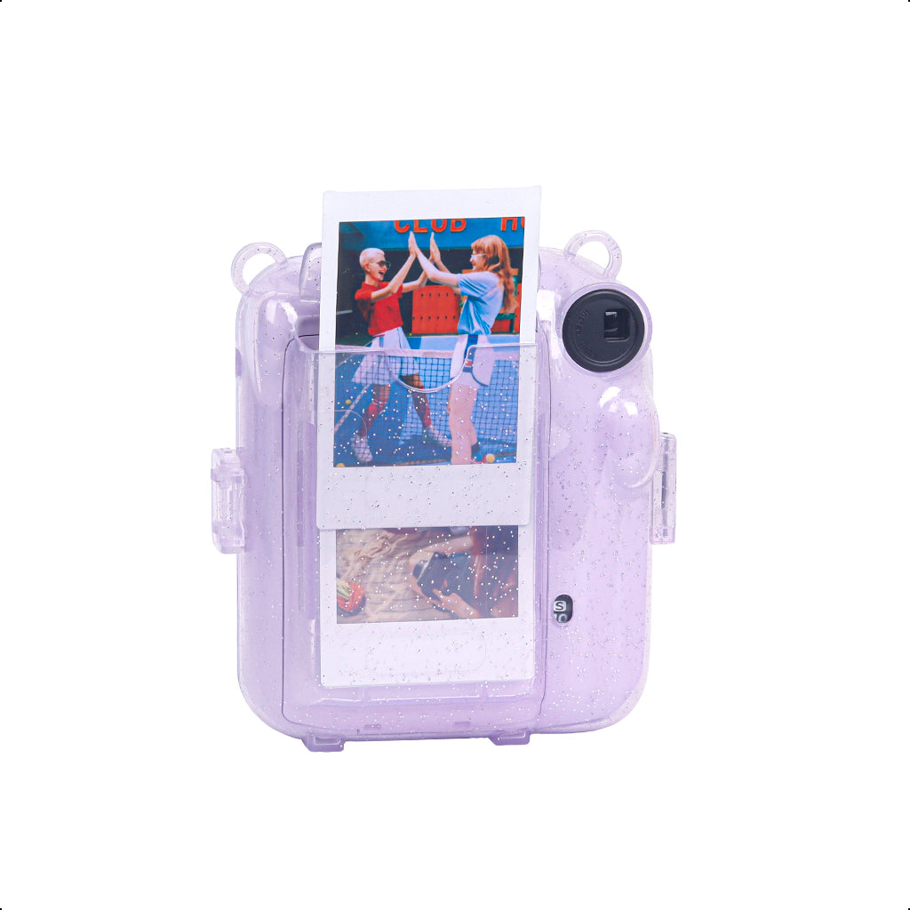 Protector Escarchado Instax Mini 12 Lila
