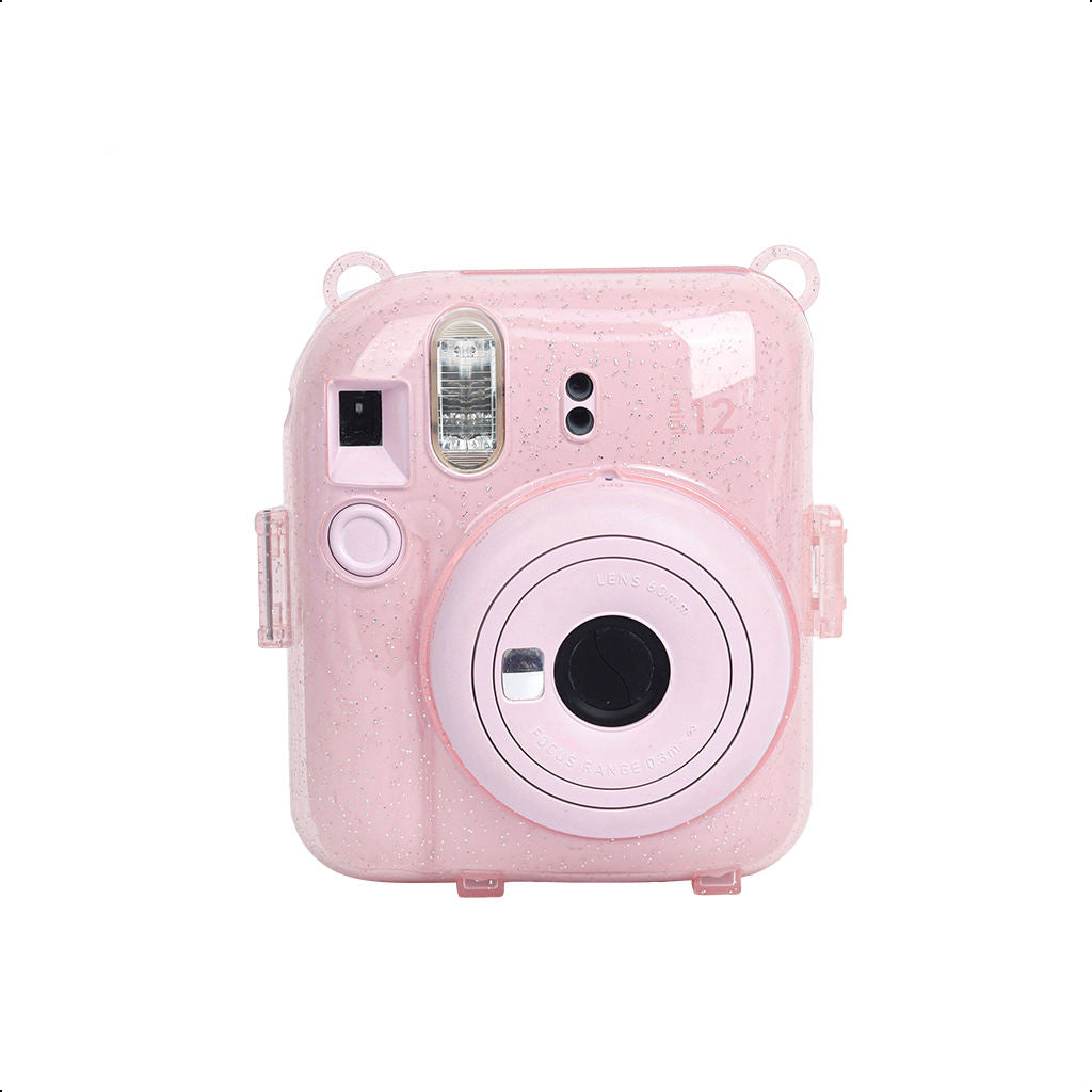 Protector Escarchado Instax Mini 12 Rosado