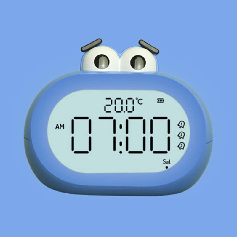 Reloj para Niños con Dibujos Animados, Temporizador y Volumen Ajustable