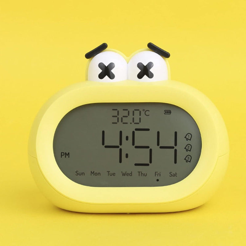 Reloj para Niños con Dibujos Animados, Temporizador y Volumen Ajustable