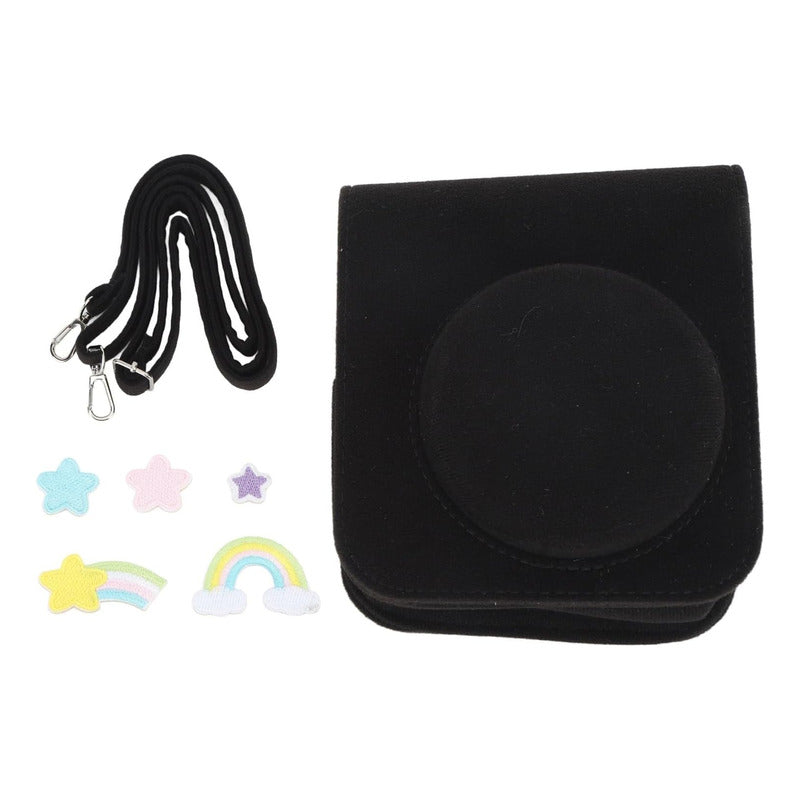 Estuche Instax Mini 12 Negro Velcro