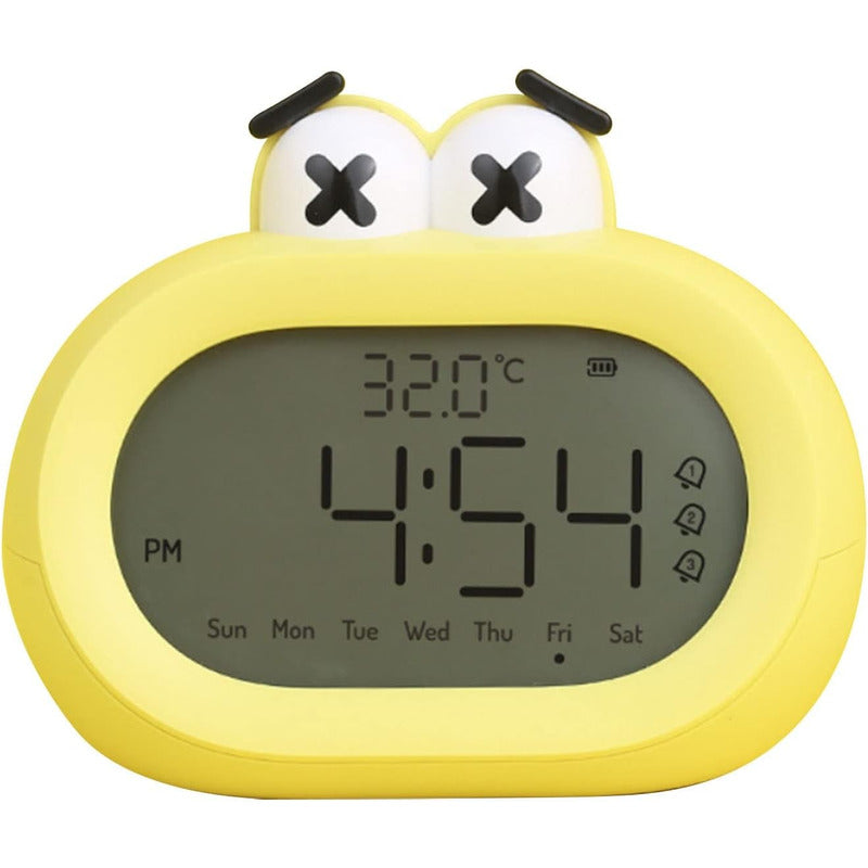 Reloj para Niños con Dibujos Animados, Temporizador y Volumen Ajustable