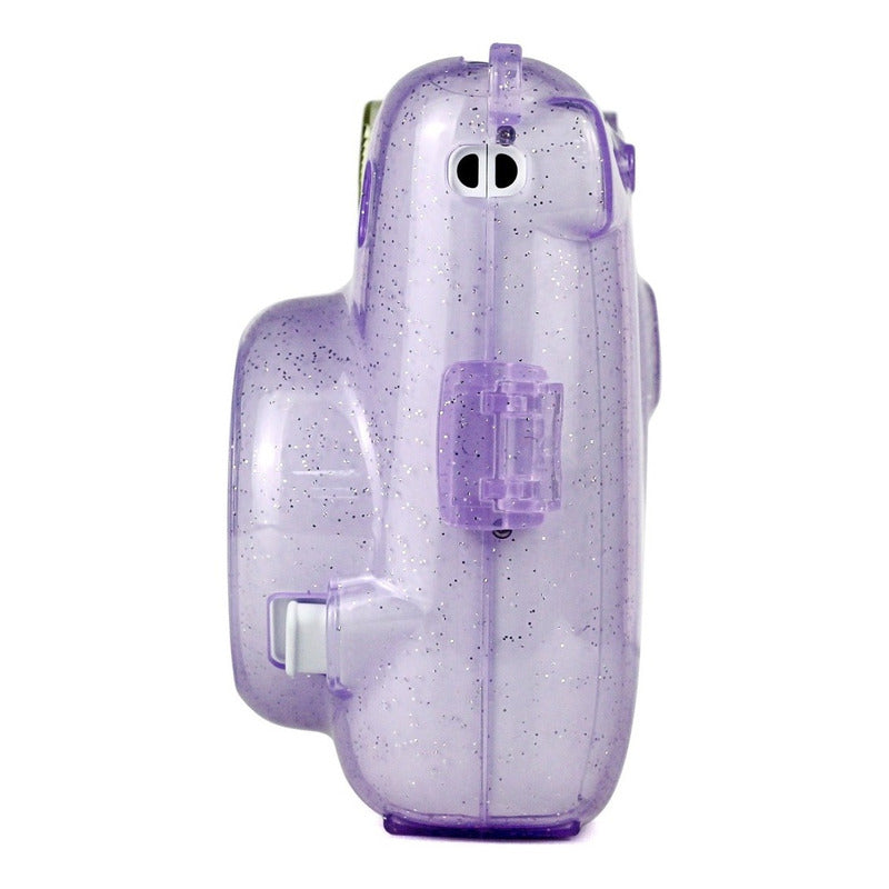 Protector Cámara Instax Mini 11 Escarchado | Con Correa Extraíble lila