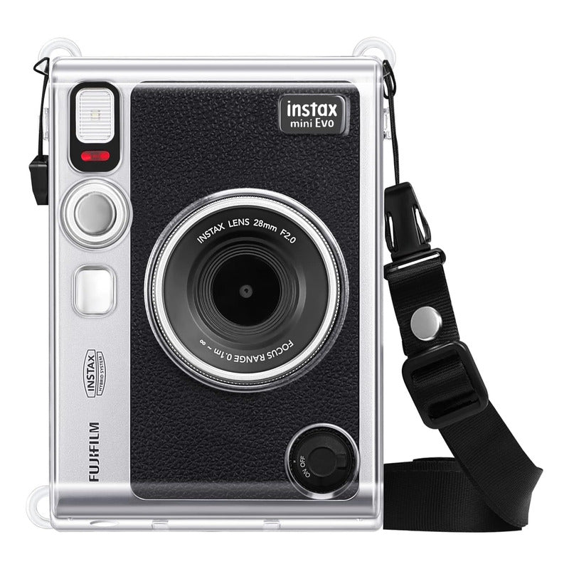 Protector para Fujifilm Instax Mini EVO - PVC con Ventana de Visión y Correa