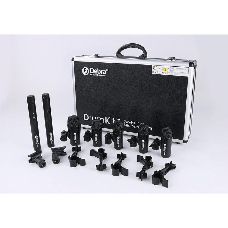 Kit De Micrófono Debra Dk7 Pro De Batería De 7 Piezas