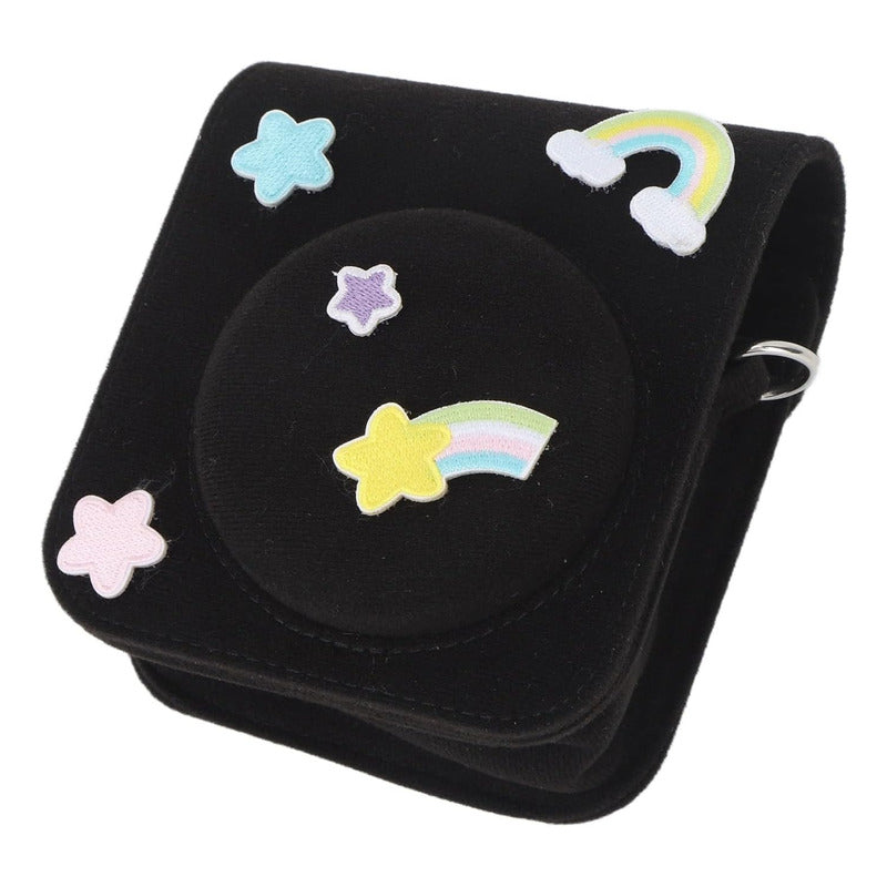 Estuche Instax Mini 12 Negro Velcro