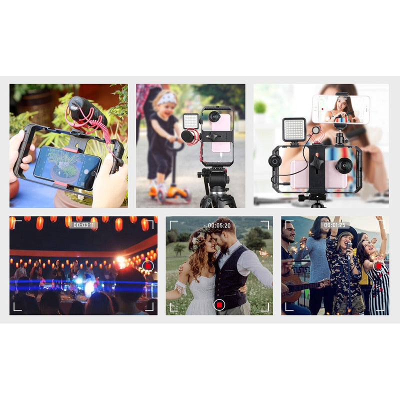 Ulanzi U-Rig Pro: Soporte de Video para Smartphone con 3 Zapatas Frías
