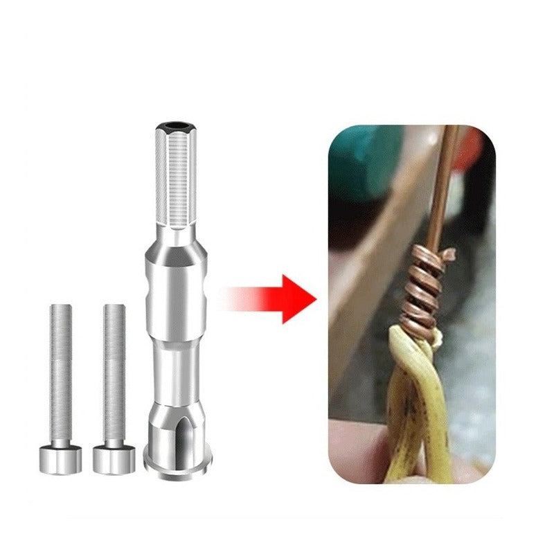 Pelacables Automático y Trenzador – Acero Galvanizado (Manual/Taladro)