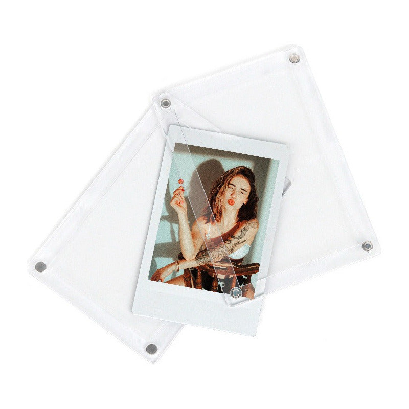 Marco Magnético Acrílico Para Nevera Fotos Instax Mini