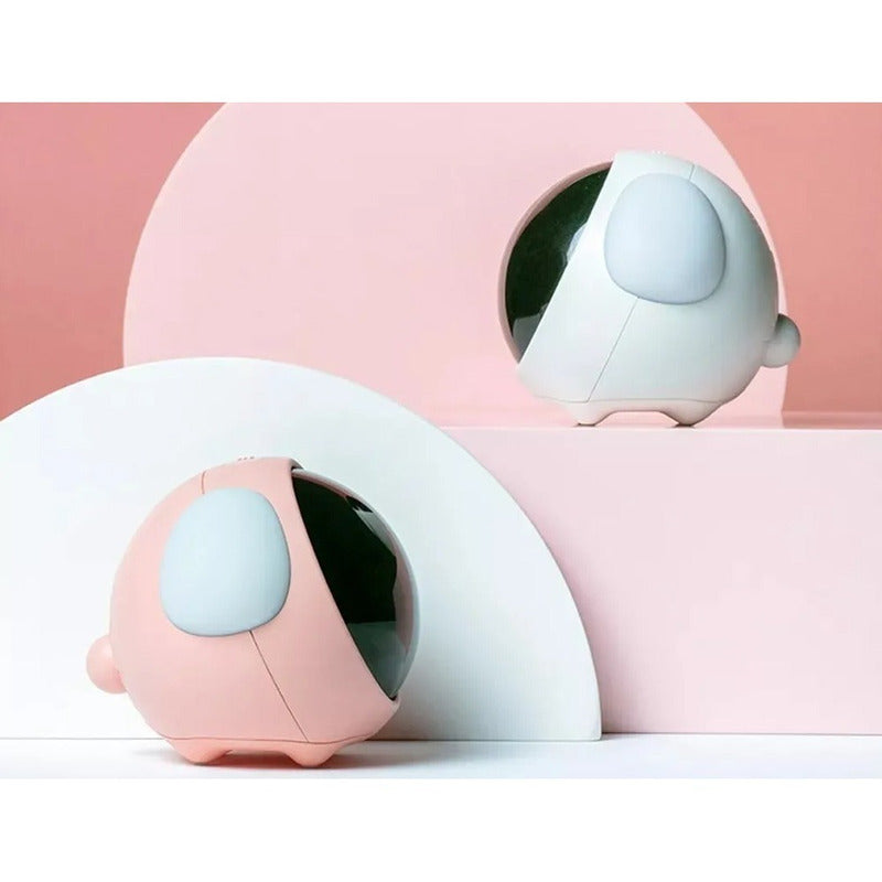 Reloj Despertador Emojis Rosado Infantil Interactivo – Expresiones Animadas y Alarma Personalizable