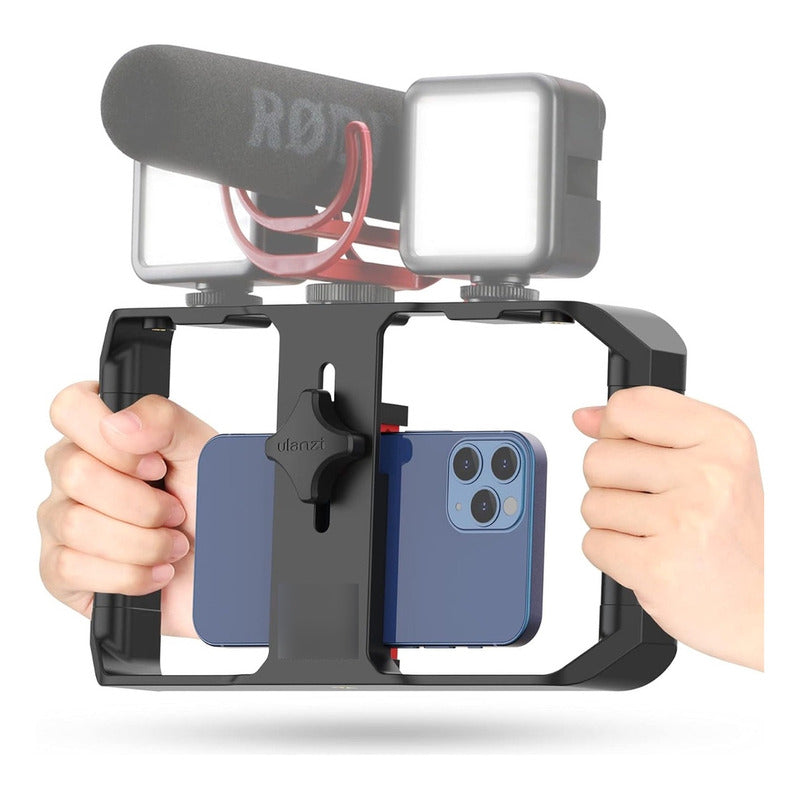 Ulanzi U-Rig Pro: Soporte de Video para Smartphone con 3 Zapatas Frías