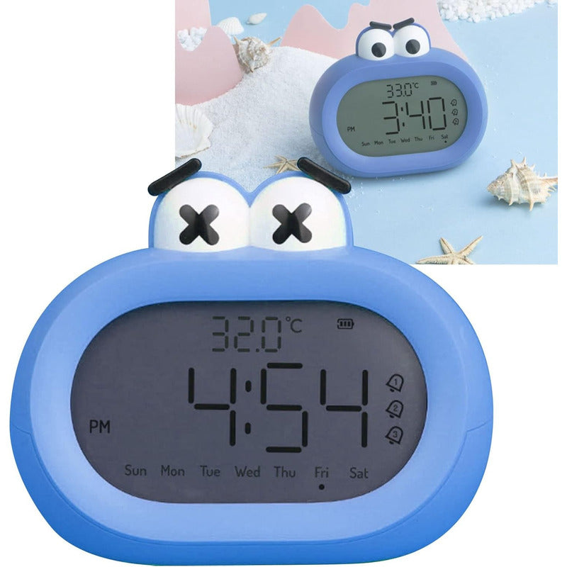 Reloj para Niños con Dibujos Animados, Temporizador y Volumen Ajustable