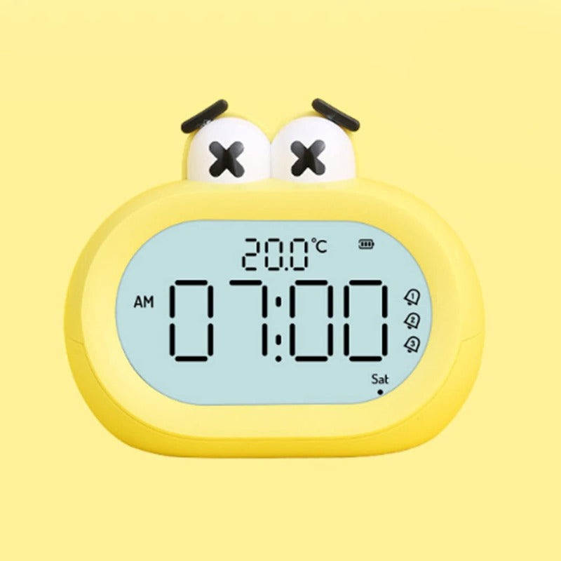 Reloj para Niños con Dibujos Animados, Temporizador y Volumen Ajustable