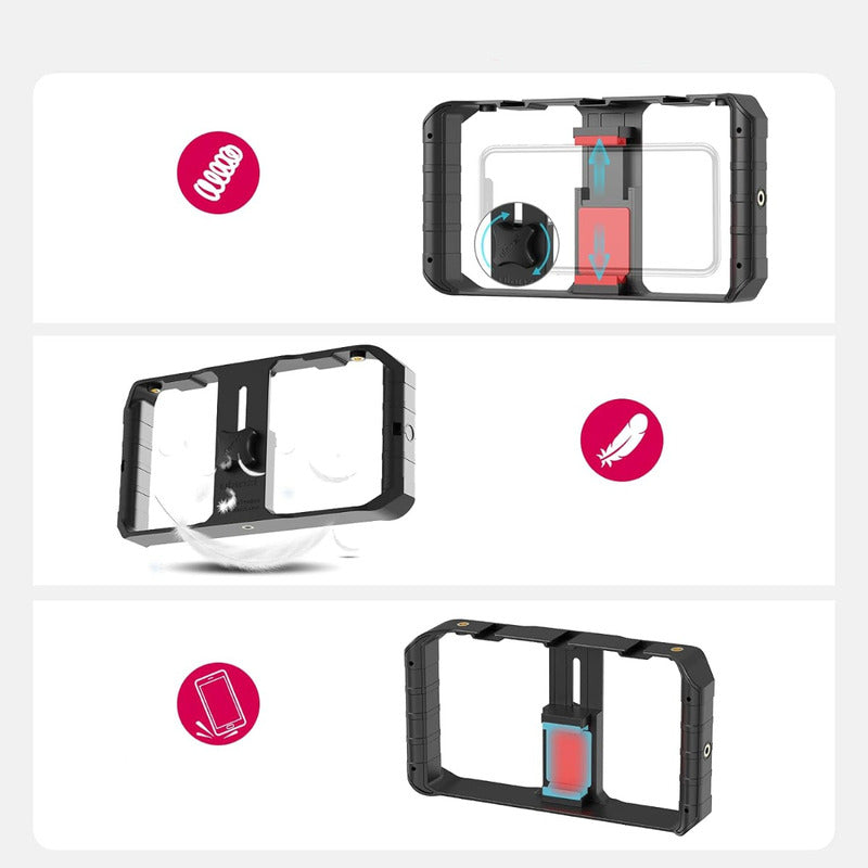 Ulanzi U-Rig Pro: Soporte de Video para Smartphone con 3 Zapatas Frías