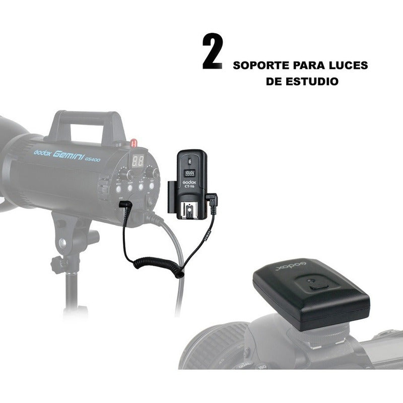 Disparador De Flash Godox Ct-16