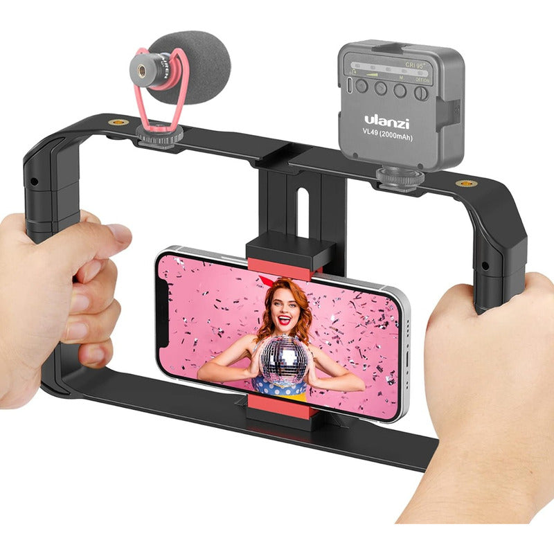 Ulanzi U-Rig Pro: Soporte de Video para Smartphone con 3 Zapatas Frías