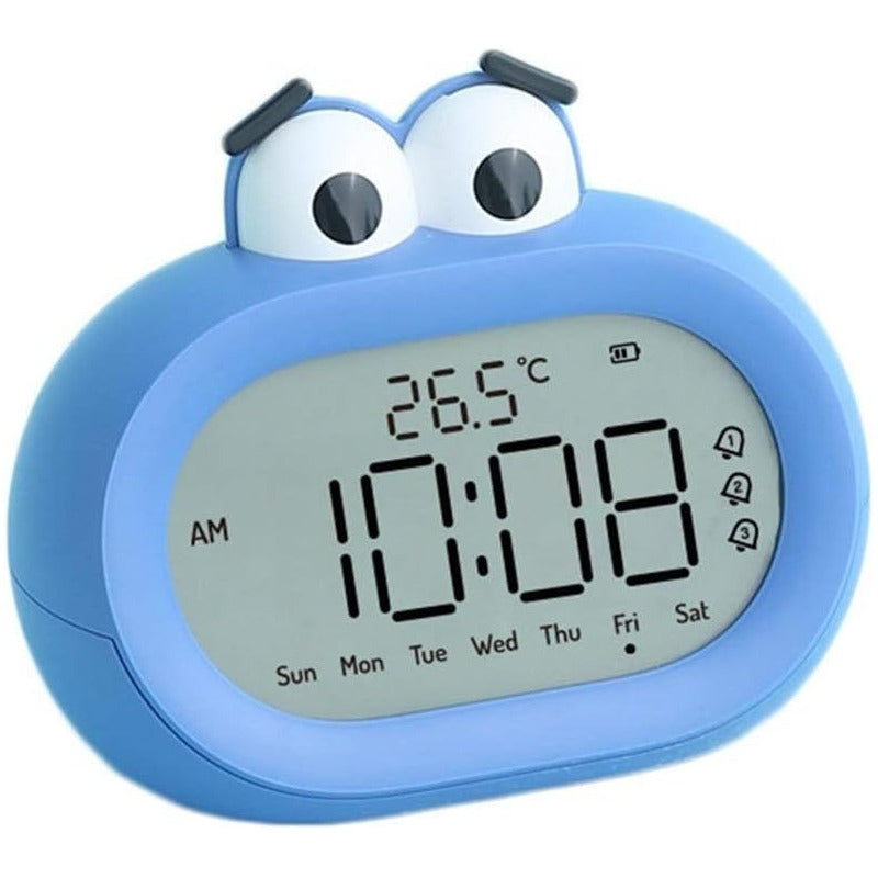 Reloj para Niños con Dibujos Animados, Temporizador y Volumen Ajustable