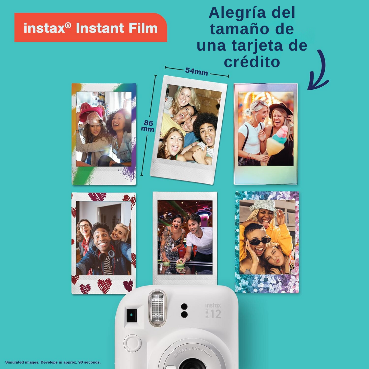 Cámara Instax Mini 12 Color Rosado