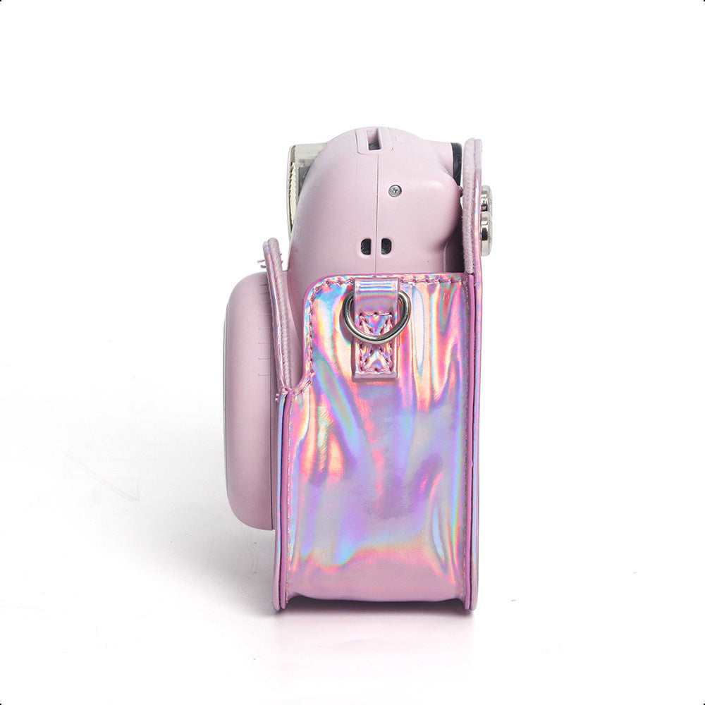 Estuche Metalizado Camara Instax Mini 12 Rosado