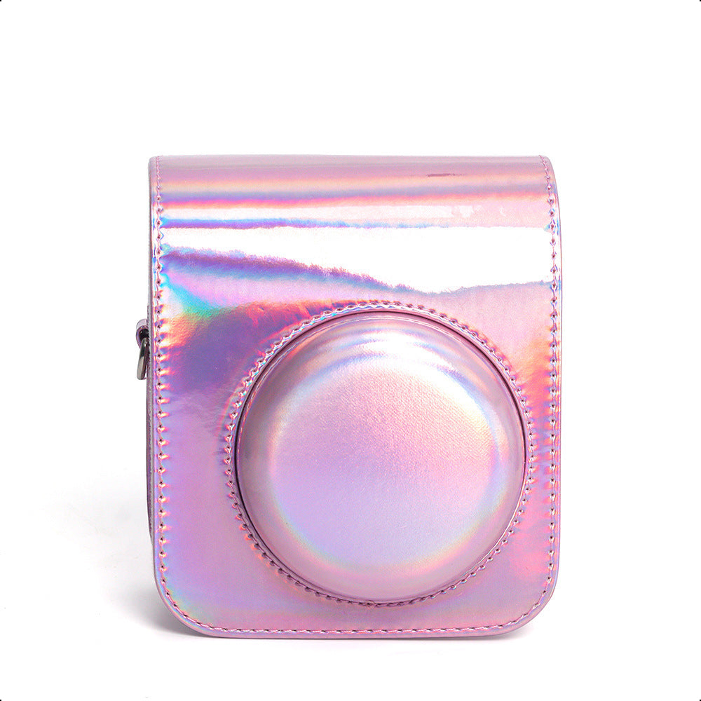 Estuche Metalizado Camara Instax Mini 12 Rosado