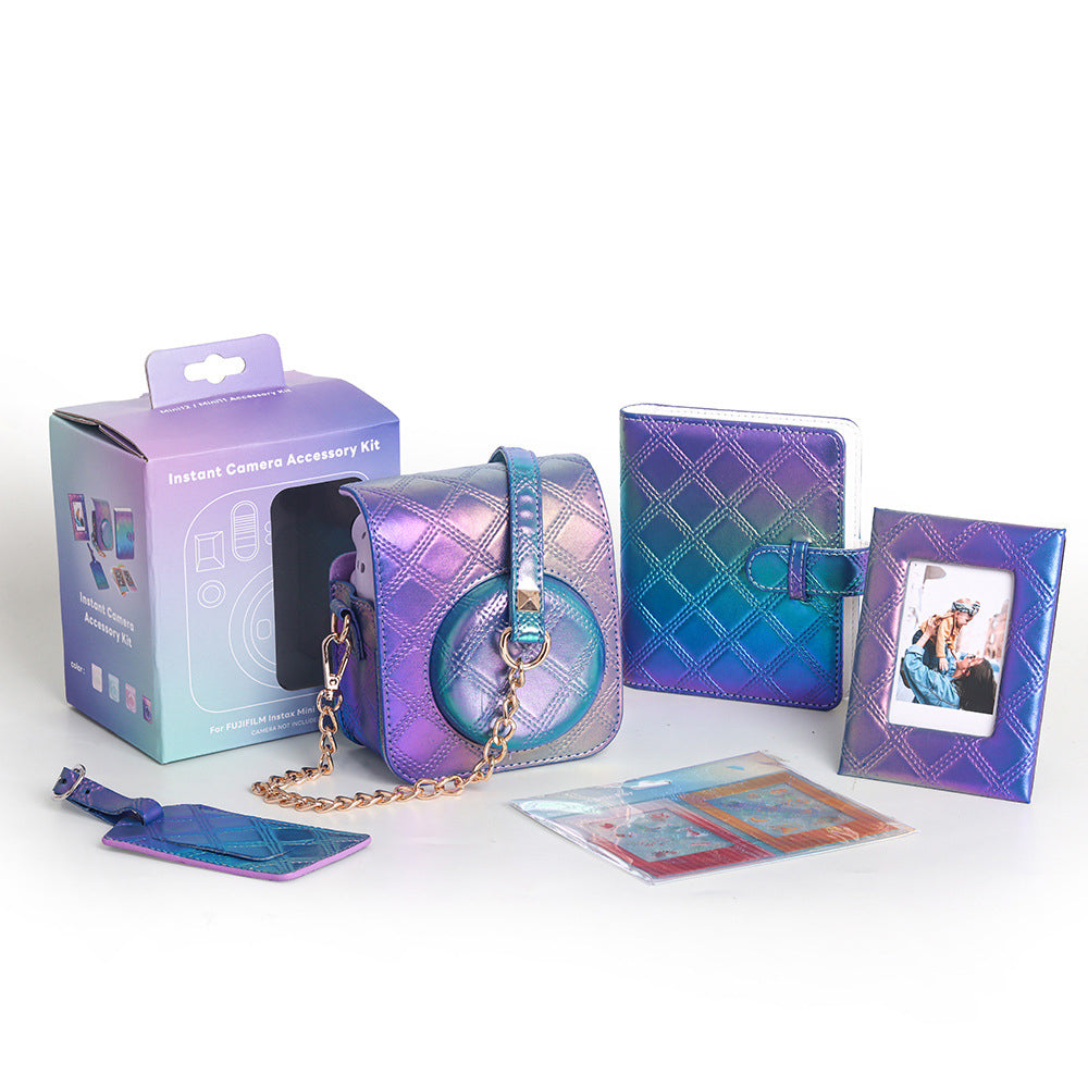 Accesorios 5 en 1 para Fujifilm Instax Mini 12 Violeta Perla