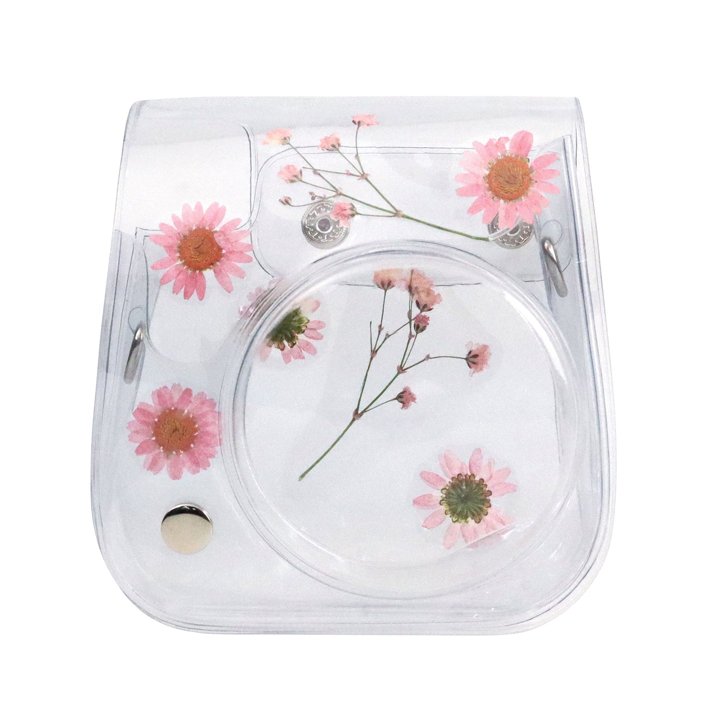 Estuche Instax Mini Margaritas Rosado