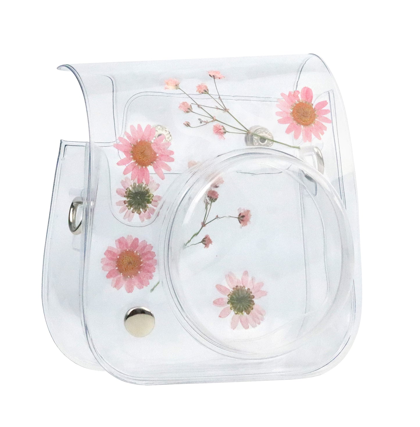 Estuche Instax Mini Margaritas Rosado