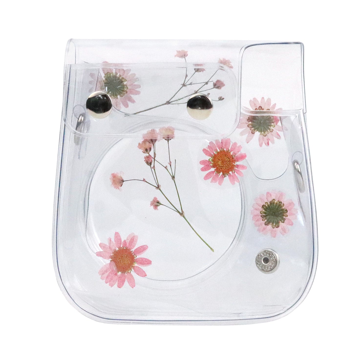 Estuche Instax Mini Margaritas Rosado