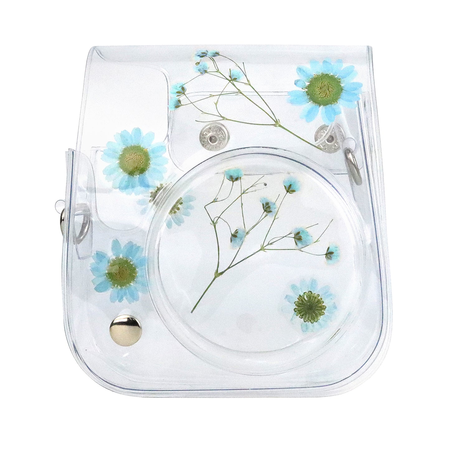 Estuche Instax Mini Margaritas Azul