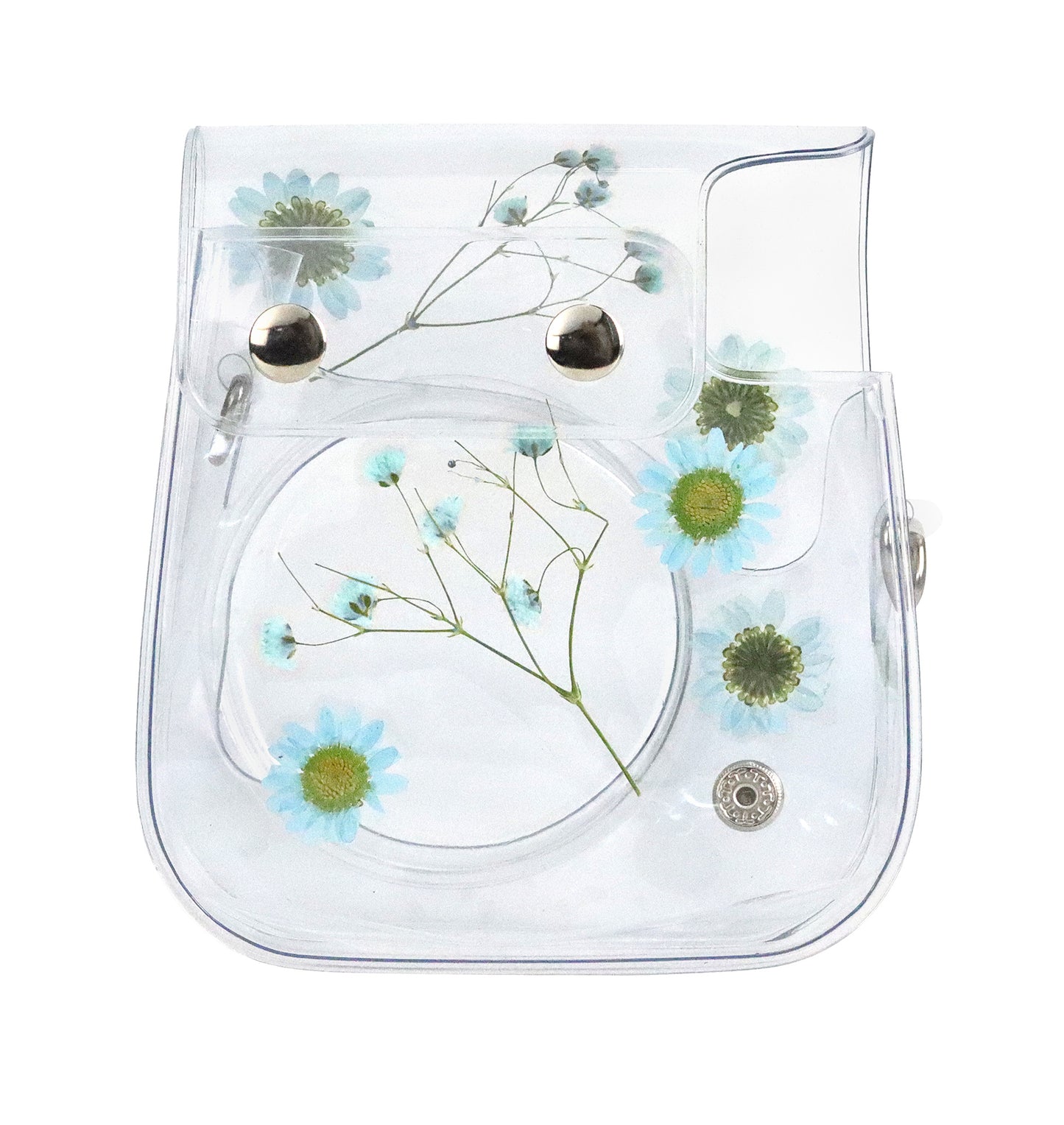 Estuche Instax Mini Margaritas Azul
