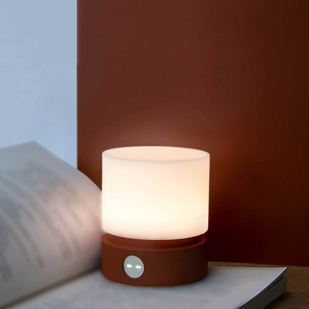 Lampara De Mesa Recargable Con Temporizador Lampara Cilindro