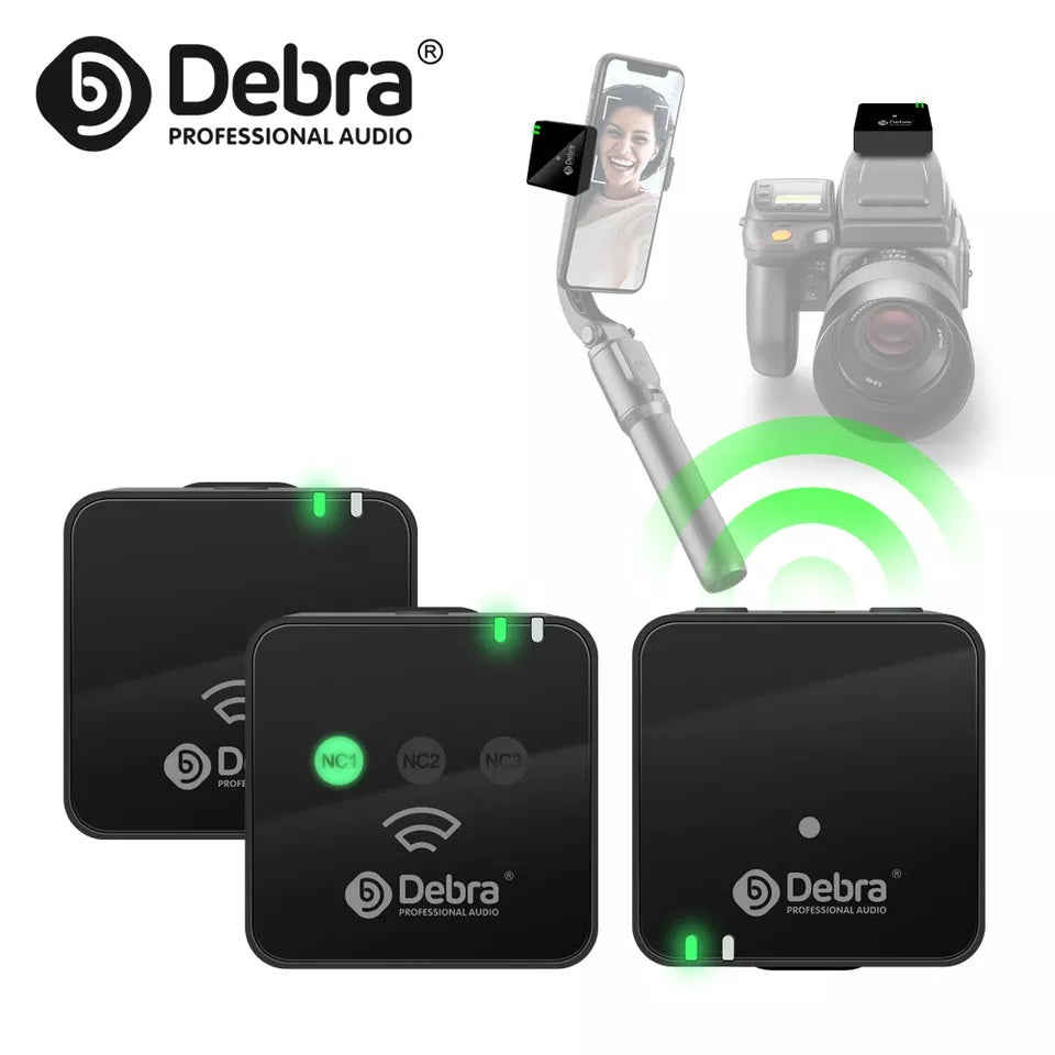 Micrófono Inalámbrico Lavalier W90 - Audio Profesional para Grabaciones, Videos y Podcasts