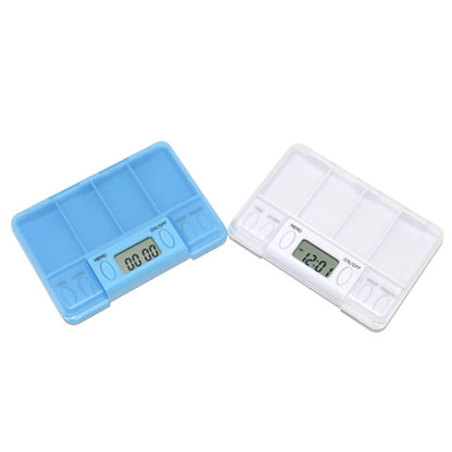 Pastillero Electrónico con 4 Alarmas - Organizador de Medicamentos con Pantalla LCD