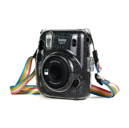 Protector Cámara Instax Mini 11 Escarchado | Con Correa Extraíble