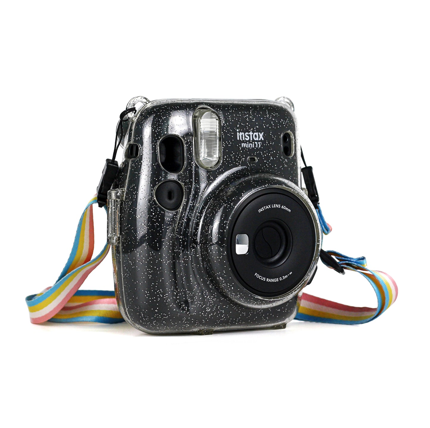 Protector Cámara Instax Mini 11 Escarchado | Con Correa Extraíble