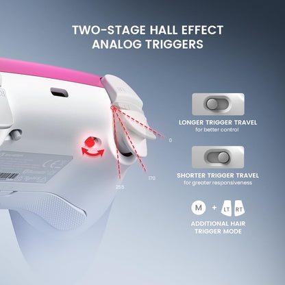 Control Inalámbrico GameSir Super Nova Azul – Bluetooth y RGB para PC, Switch, Android e iPhone