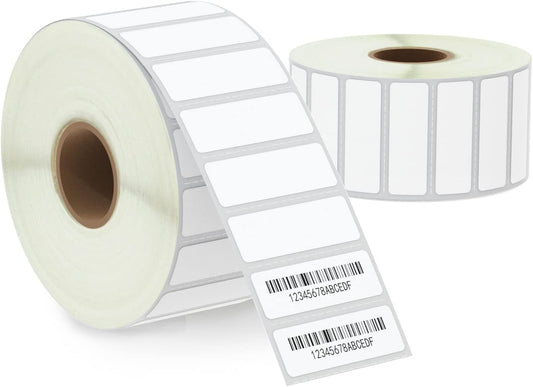 Etiquetas Térmicas 3.81 × 1.27 cm – 2350/Rollo, Adhesivo Permanente